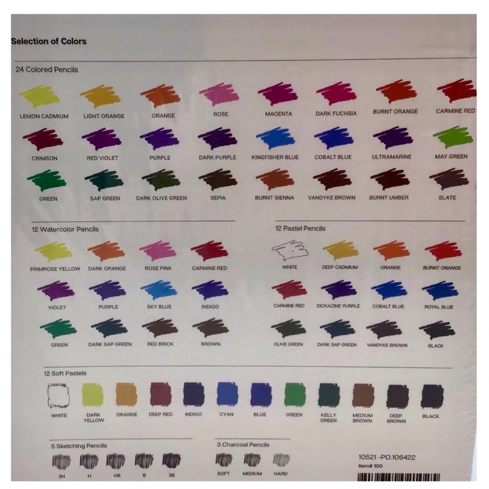 Kingart 75pc. Designer Series Sketching & Drawing Set (NWT) - Picture 7 of 8